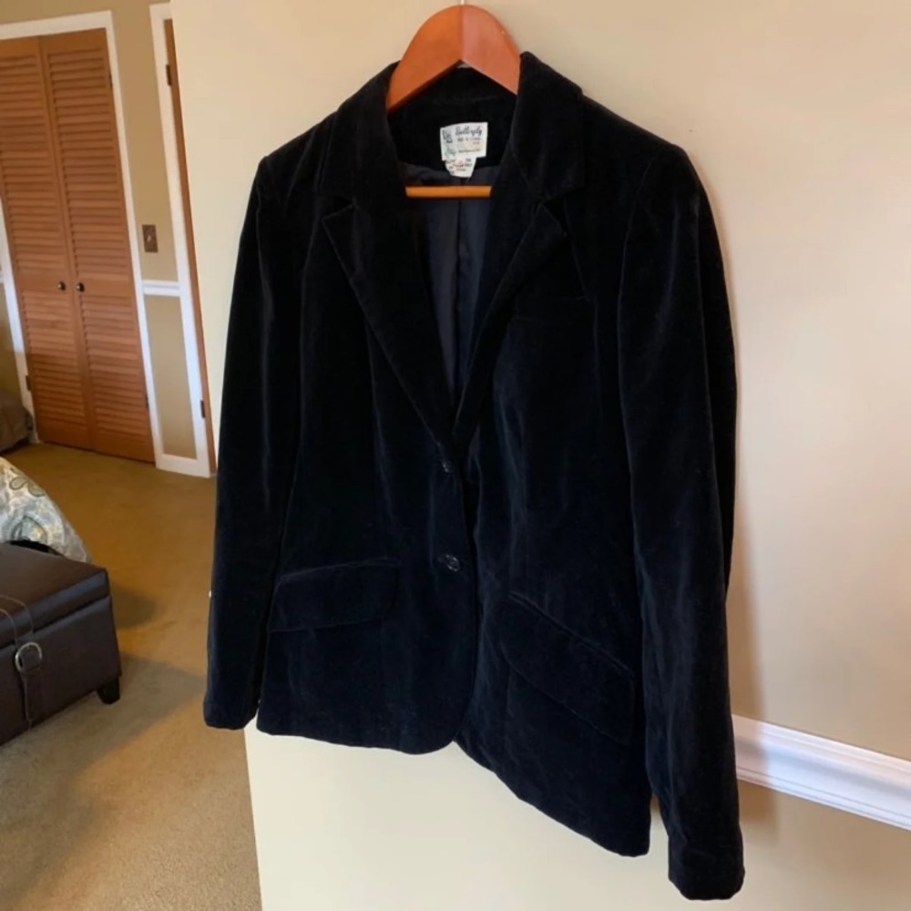 Vintage Velvet Blazer - Picture 2 of 4